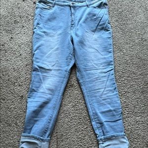 Light blue jeans